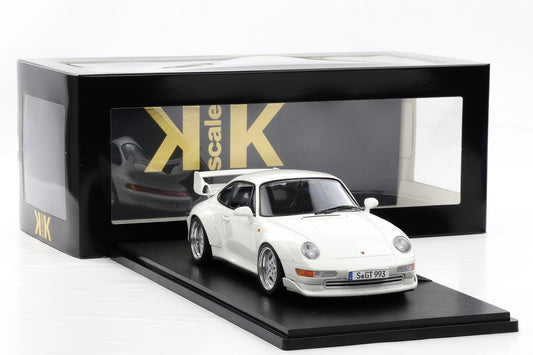 1:18 KK Scale Porsche 911 993 GT2 1996 Grandprix white mit Speedline Felgen / Diecast