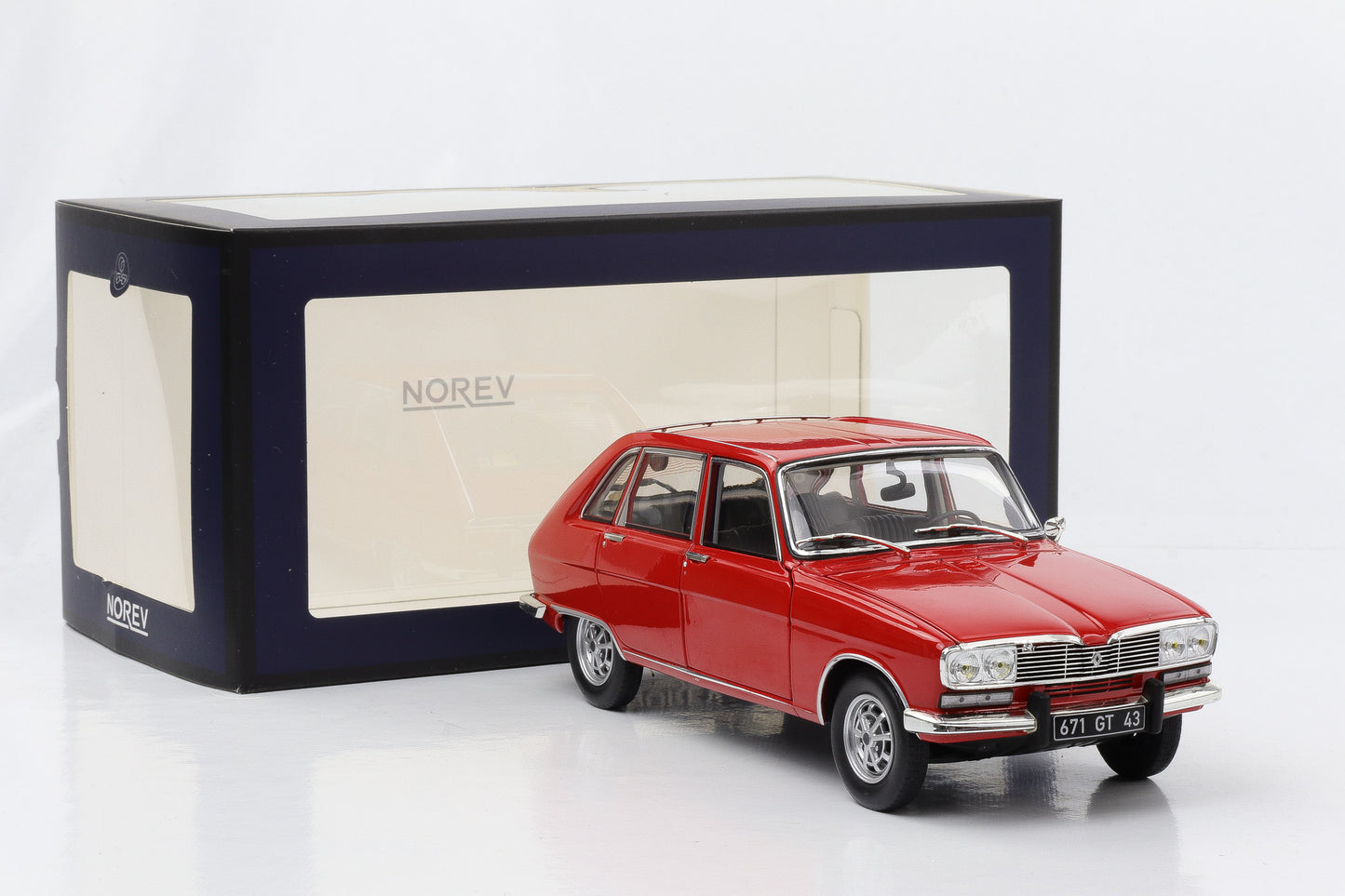 1:18 Citroen DS 21 Le Léman 1968 azul claro e escuro Norev