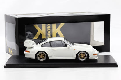 1:18 KK Scale Porsche 911 993 GT2 1996 Grandprix white mit BBS Felgen / Diecast