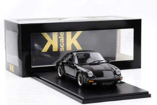 1:18 KK Scale Porsche 911 Carrera Coupe G-Modell 1984 schwarz diecast