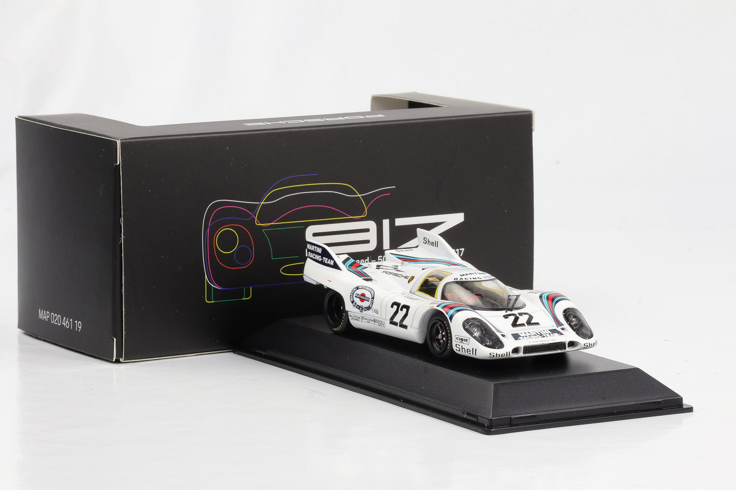 1:43 Spark Porsche 917K Winner Le Mans 1971 Marko Lennep #22 Dealer