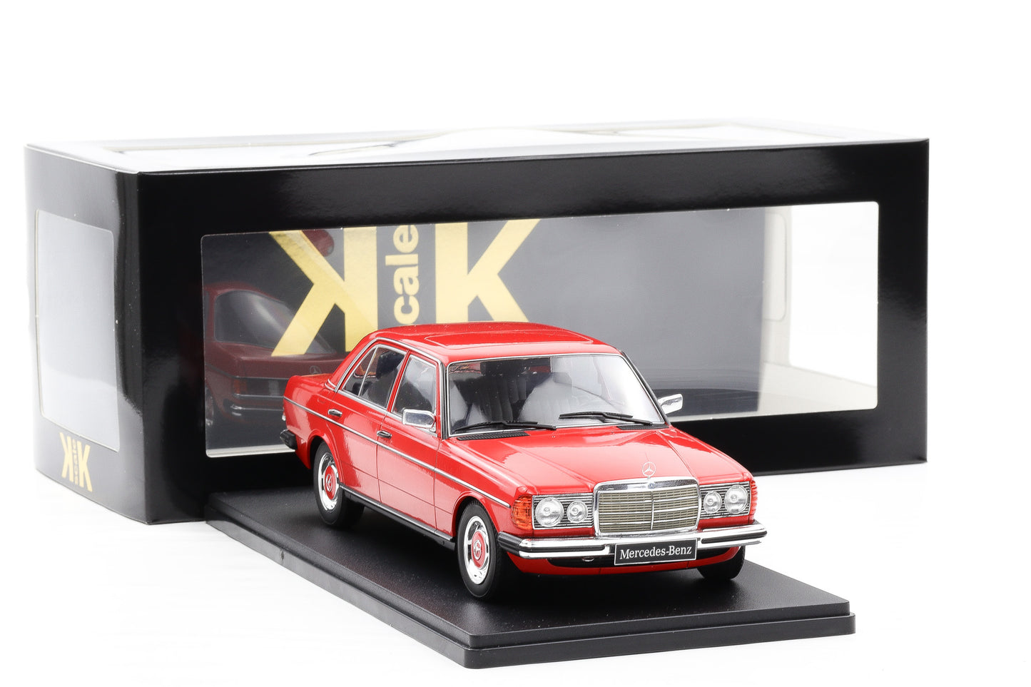 1:18 Mercedes-Benz 230E W123 Saloon 1975 rot diecast KK Scale