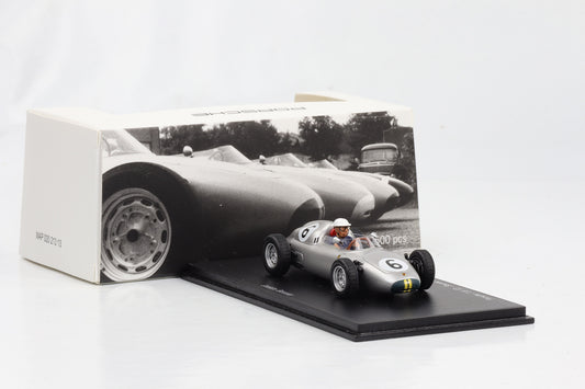 1:43 Spark Porsche 718 F2 2nd Place VII South African Grand PRix 1960 J. Bonnier #6 Dealer