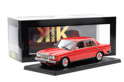 1:18 Mercedes-Benz 230E W123 Saloon 1975 rot diecast KK Scale