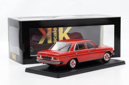 1:18 Mercedes-Benz 230E W123 Saloon 1975 rot diecast KK Scale