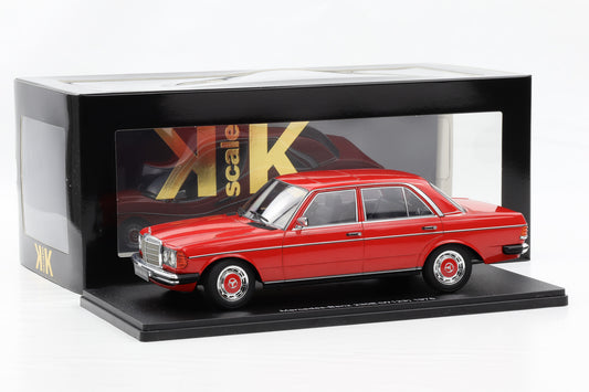 1:18 Mercedes-Benz 230E W123 Saloon 1975 rot diecast KK Scale