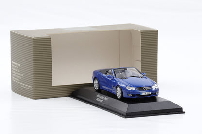 1:43 Minichamps Mercedes-Benz 500 SL-Class 2008 R230 Facelift Japisblau Dealer