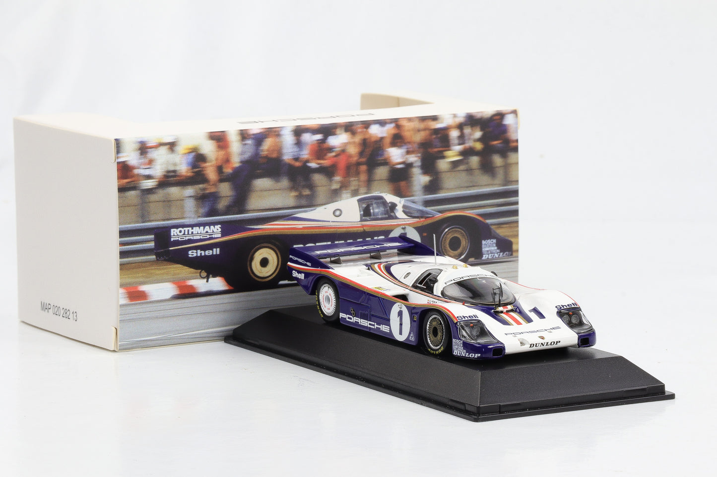 1:43 Spark Porsche 956 LH Winner Le Mans 1982 Ickx Bell #1 Dealer mit Decals