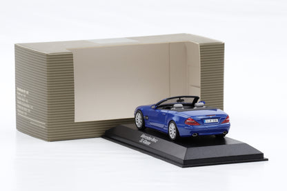 1:43 Minichamps Mercedes-Benz 500 SL-Class 2008 R230 Facelift Japisblau Dealer
