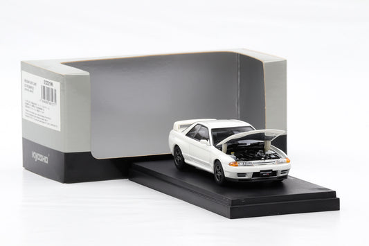 1:43 Kyosho Nissan Skyline GT-R BNR32 Chrystal white 03221W