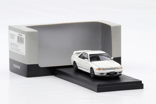 1:43 Kyosho Nissan Skyline GT-R BNR32 Chrystal white 03221W