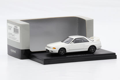 1:43 Kyosho Nissan Skyline GT-R BNR32 Chrystal white 03221W