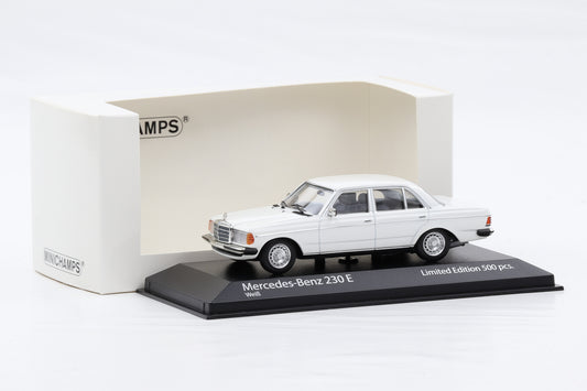 1:43 Minichamps Mercedes-Benz 230E W123 1982 weiss limited