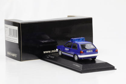 1:43 Minichamps VW Golf II THW 1985 blau 400 054190