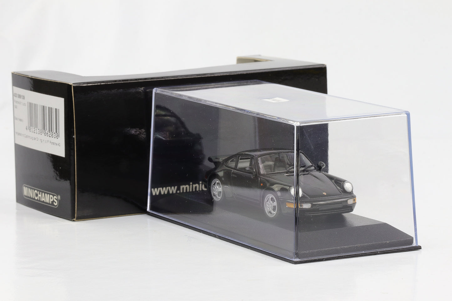 1:43 Minichamps Porsche 911 Turbo 1990 schwarzmetallic 430 069109