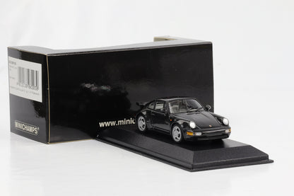 1:43 Minichamps Porsche 911 Turbo 1990 schwarzmetallic 430 069109