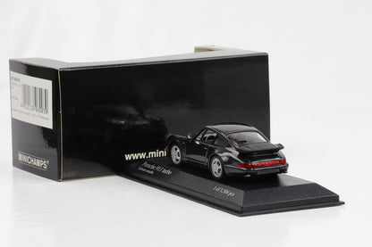 1:43 Minichamps Porsche 911 Turbo 1990 schwarzmetallic 430 069109