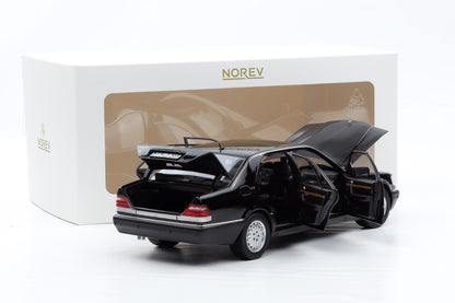 1:18 Norev Mercedes-Benz S-Klasse S600 W140 V12 1997 Obsidian Black metallic
