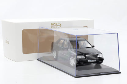 1:18 Norev Mercedes-Benz C36 AMG W202 1993 obsidianschwarz + Vitrine