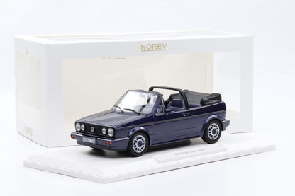 1:18 Norev Volkswagen VW Golf 1 MKI 1 Cabrio Quartett inka blau 188628