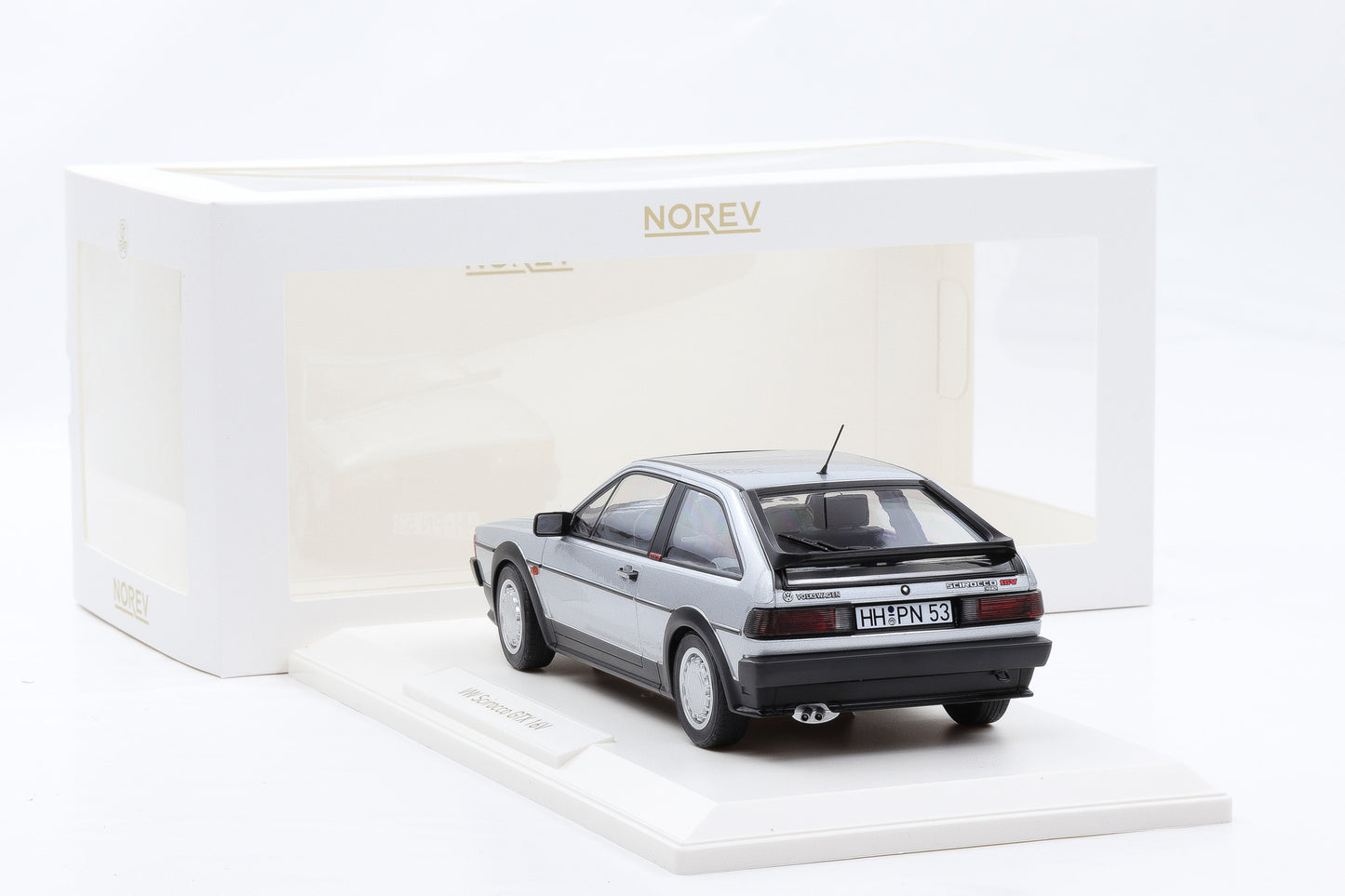 1:18 Norev VW Volkswagen Scirocco II MK2 GTX GTI 16V 1988 Flash silber 188635