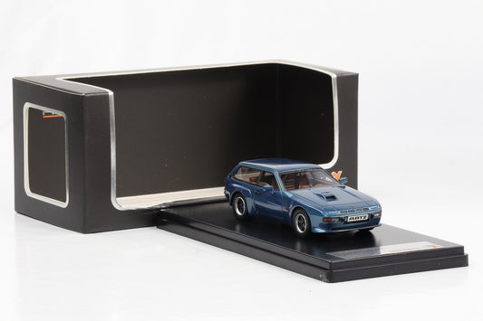 1:43 PremiumX Models Porsche 924 Turbo Kombi by "ARTZ" 1981 blaumetallic Limited