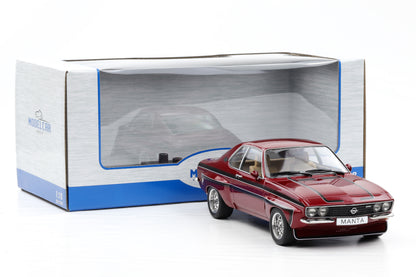 1:18 OPEL Manta A Coupe GTE Breitbau Irmscher 1974 Sport rot metallic