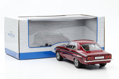 1:18 OPEL Manta A Coupe GTE Breitbau Irmscher 1974 Sport rot metallic