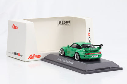 1:43 Schuco Porsche Rauh Welt RWB 993 grün Limited 500 Stk. 45 091 1700