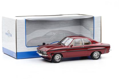 1:18 OPEL Manta A Coupe GTE Breitbau Irmscher 1974 Sport rot metallic