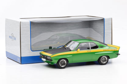 1:18 OPEL Manta A Coupe GTE Breitbau Irmscher 1974 Sport grün metallic