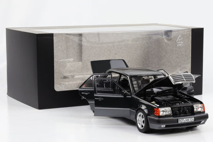 1:18 Mercedes-Benz 500 E 5.0 W124 blauschwarz metallic Norev limited 500 pcs