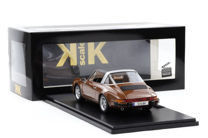 1:18 KK Scale Porsche 911 SC Targa 1975 braun Tatort Stuttgart