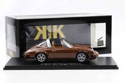 1:18 KK Scale Porsche 911 SC Targa 1975 braun Tatort Stuttgart