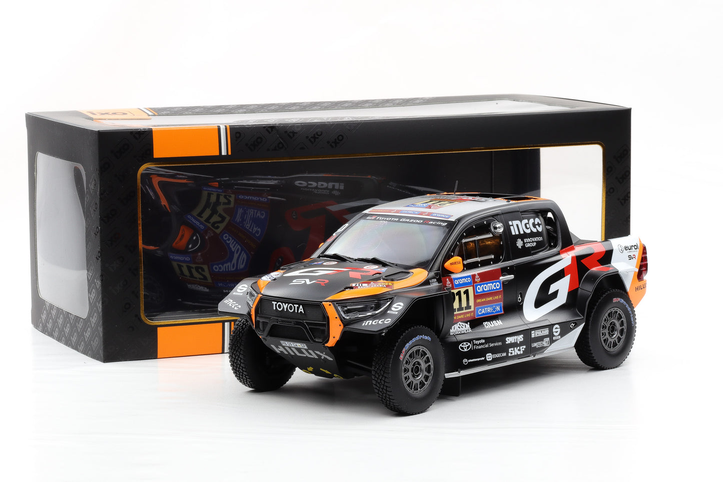 1:18 IXO Toyota GR DKR Hilux Evo #211 2nd Rallye Dakar 2025 Lategan Cummings
