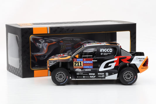 1:18 IXO Toyota GR DKR Hilux Evo #211 2nd Rallye Dakar 2025 Lategan Cummings