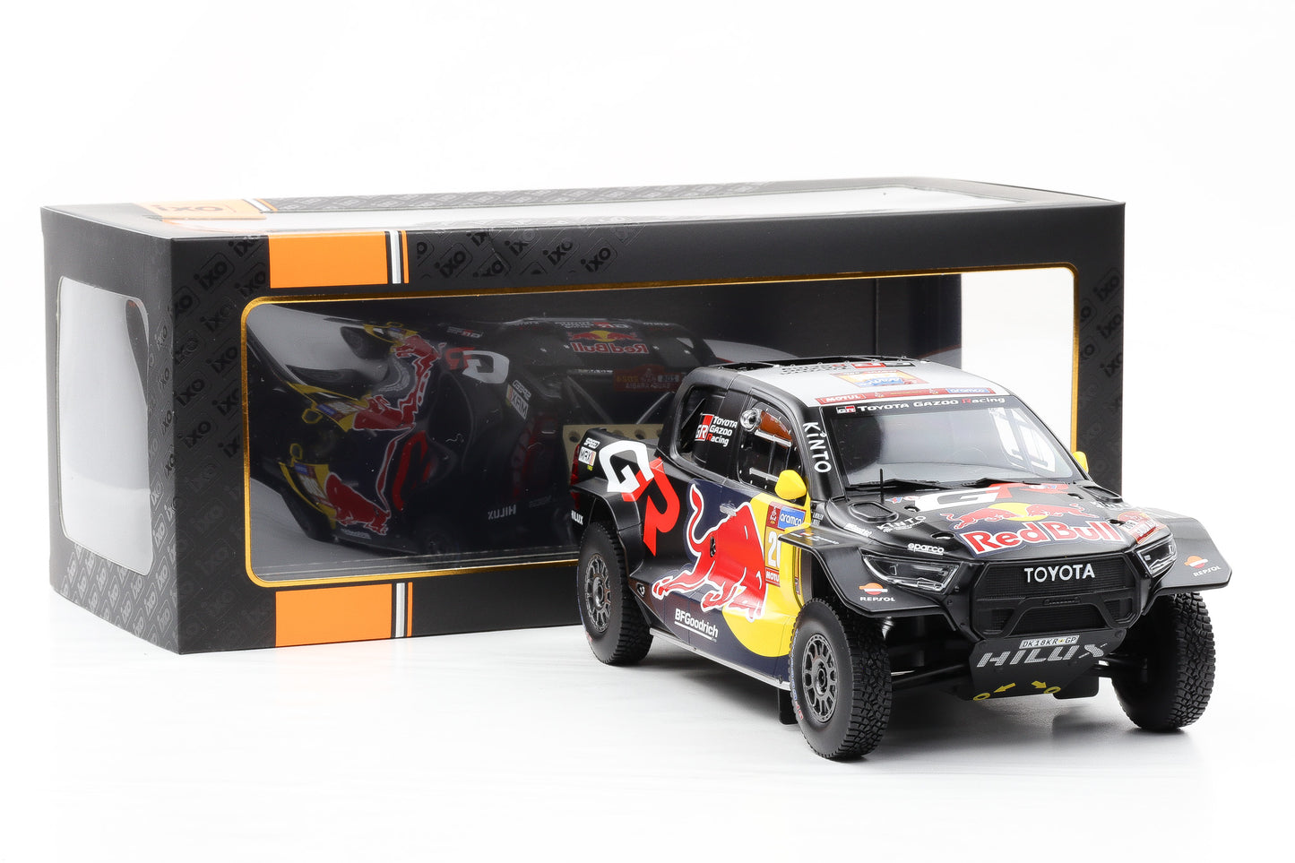 1:18 IXO Toyota GR DKR Hilux Evo #206 9th Rallye Dakar 2024 Moraes Manleon