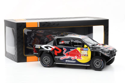 1:18 IXO Toyota GR DKR Hilux Evo #206 9th Rallye Dakar 2024 Moraes Manleon