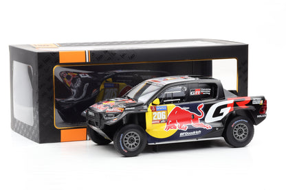 1:18 IXO Toyota GR DKR Hilux Evo #206 9th Rallye Dakar 2024 Moraes Manleon