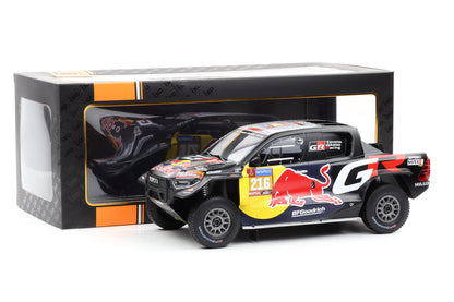 1:18 IXO Toyota GR DKR Hilux Evo #216 Rallye Dakar 2024 Quintero Zenz