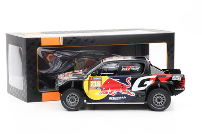 1:18 IXO Toyota GR DKR Hilux Evo #216 Rallye Dakar 2024 Quintero Zenz