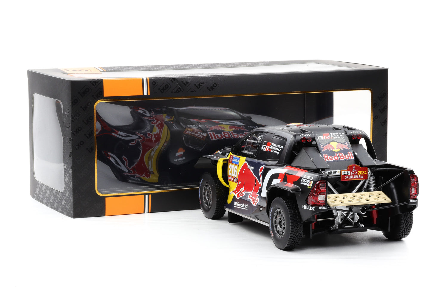 1:18 IXO Toyota GR DKR Hilux Evo #216 Rallye Dakar 2024 Quintero Zenz