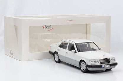 1:18 Mercedes-Benz E-Klasse E320 arktisweiß 1989 iScale diecast