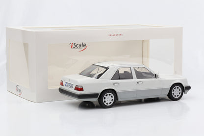 1:18 Mercedes-Benz E-Klasse E320 arktisweiß 1989 iScale diecast