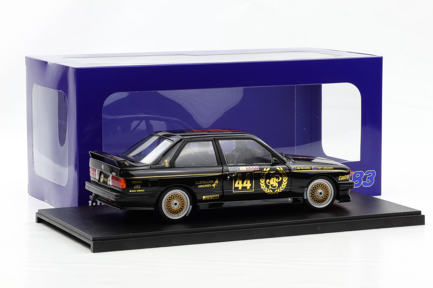 1:18 Werk83 BMW M3 E30 #44 Winner Div. 2 1000km Bathurst 1987 JPS Team BMW