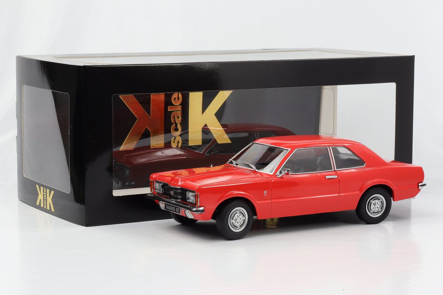 1:18 Ford Taunus GT Limousine 1971 rot 1:18 KK-Scale diecast KKDC1810974