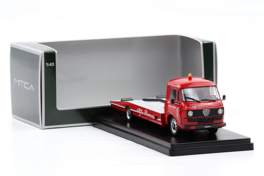 1:43 Mitica Alfa Romeo A12 F12 Car Hauler Transporter LKW 1977 rot