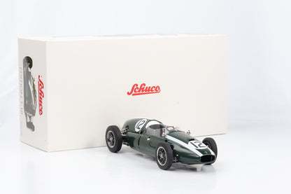 1:18 Cooper T51 英国 GP Aintree 1959 J.Brabham #12 绿色 Schuco