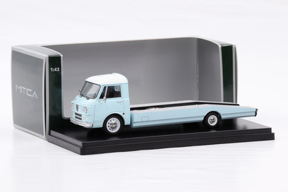 1:43 Mitica Alfa Romeo A12 F12 Car Hauler Transporter LKW 1967 hellblau diecast