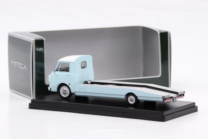 1:43 Mitica Alfa Romeo A12 F12 Car Hauler Transporter LKW 1967 hellblau diecast